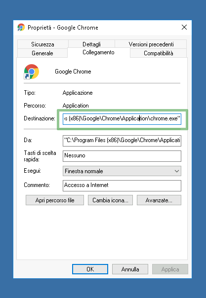 chrome proprietà